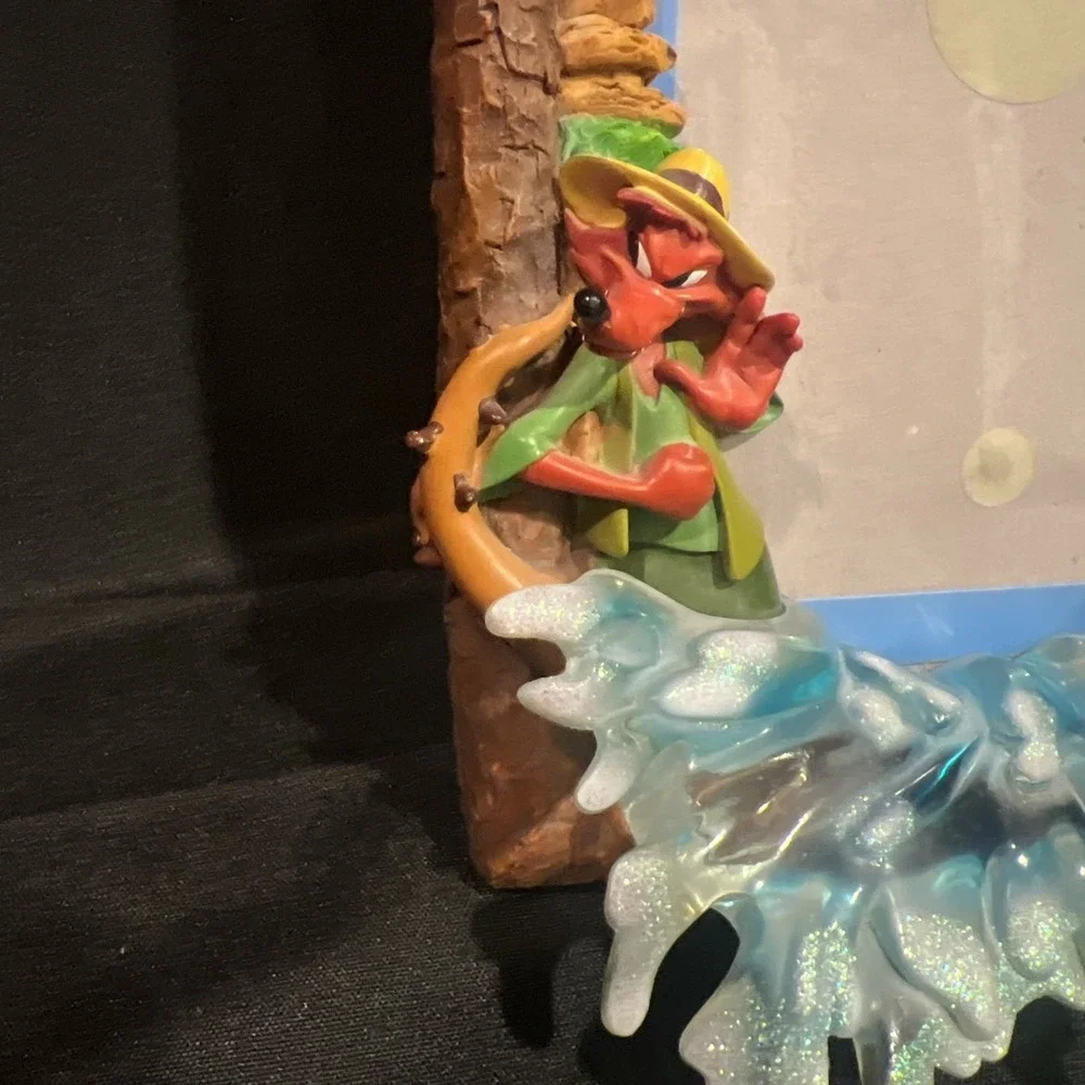 DISNEY Splash Mountain 5x7 4x6 Resin Picture Frame 3D Brer Rabbit‎ Fox and Bear